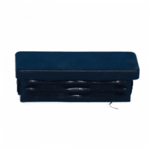 Abschlussstopfen 20x40x1,5 schwarz