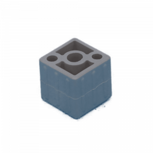 Blockverbinder 20x20x1,5 grau